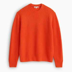 Alex Mill Jordan Sweater Orange Red Cashmere Size XXS